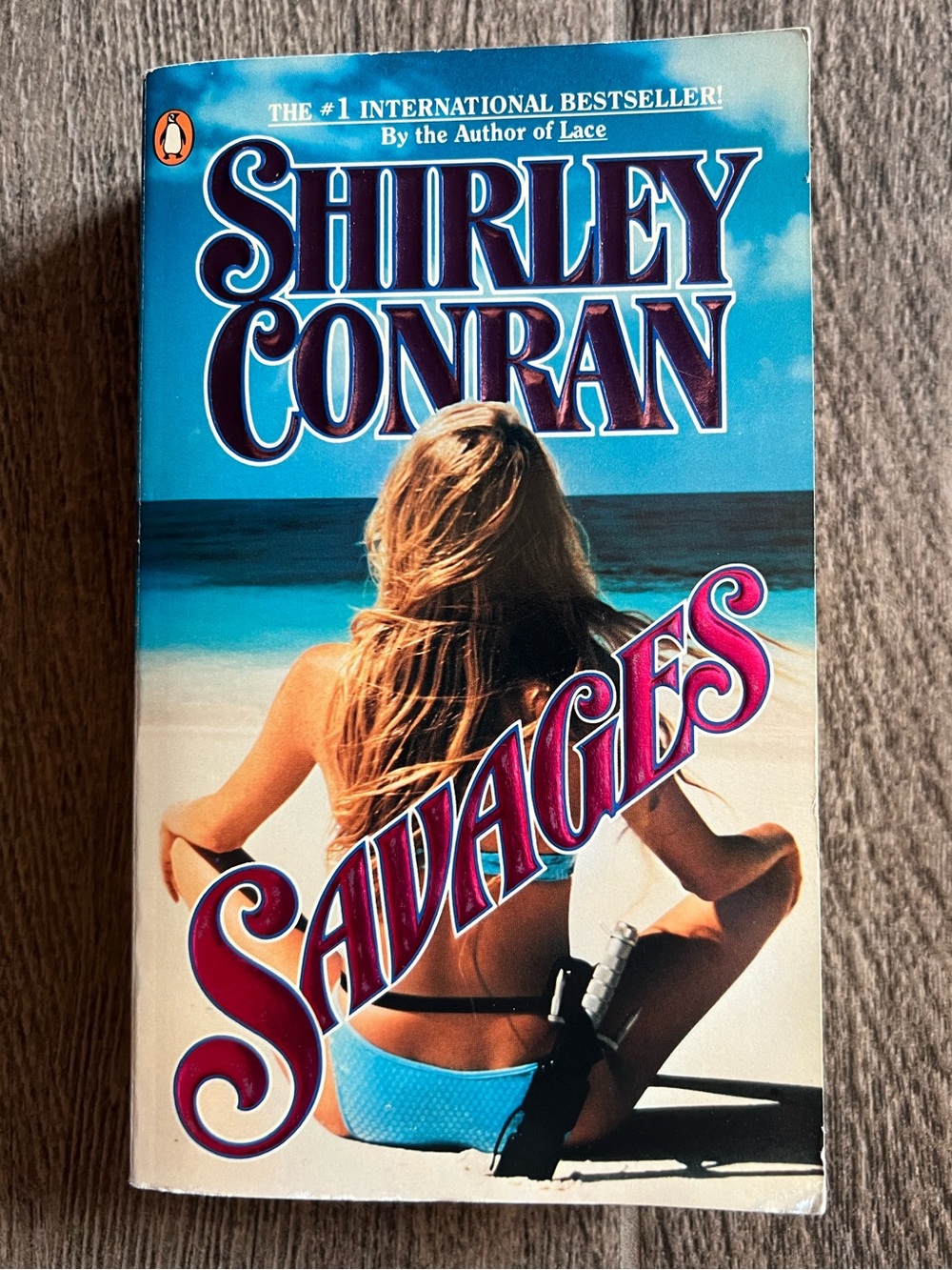 5/$20 Shirley Conran Savages Vintage Paperback Novel Penguin Fiction Retro Book